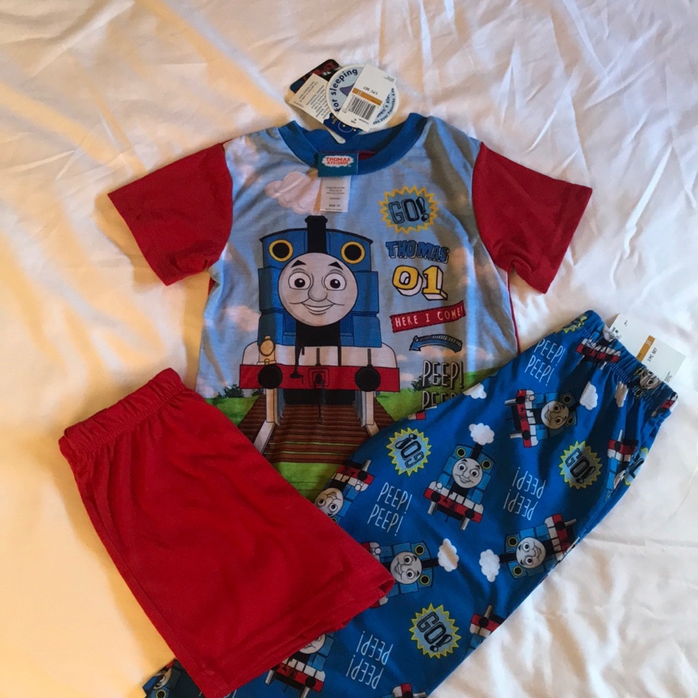 New w tags 3T Thomas & Friends 3 piece pajama